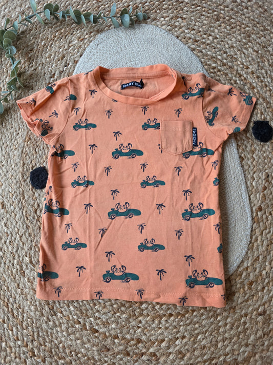 Baby blue tshirt maat 86