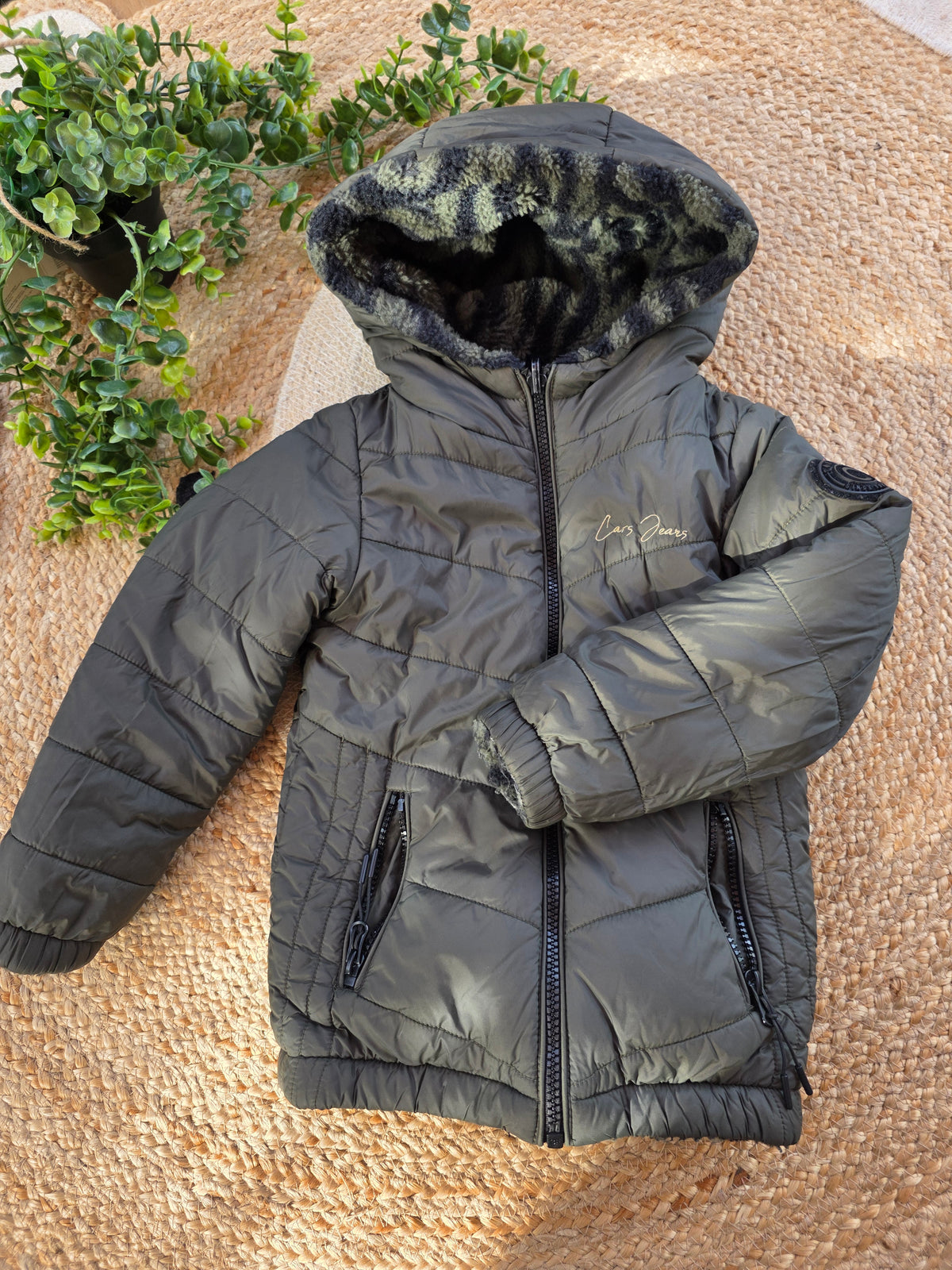 Cars winterjas reversible maat 104