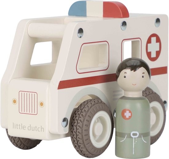 Little Dutch houten Ambulance