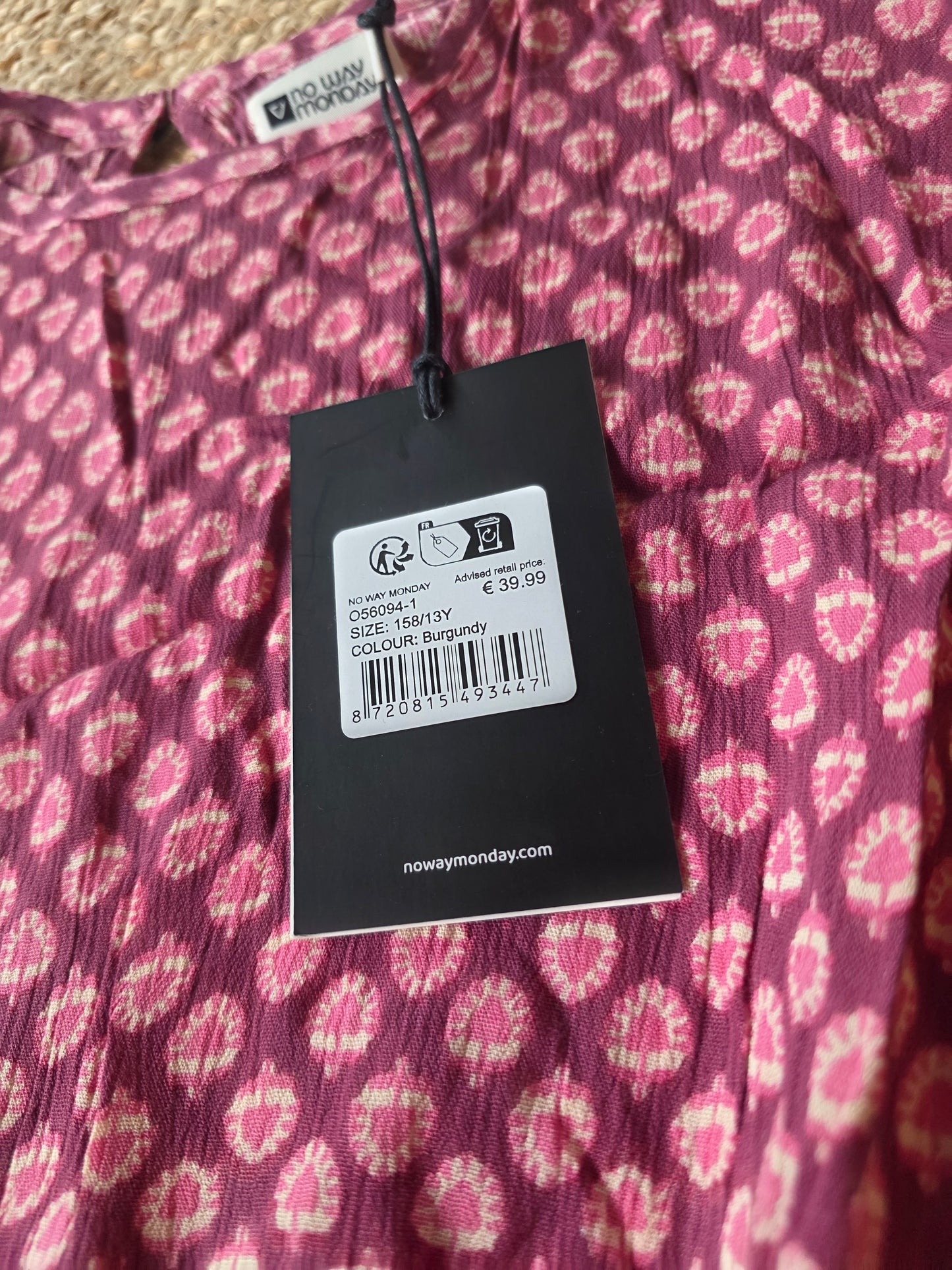 No way monday jurkje maat 158