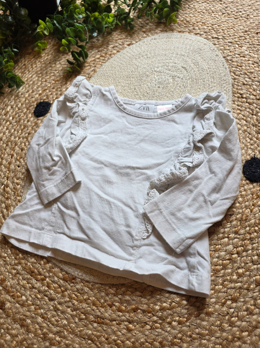 Zara shirtje maat 68 -K217