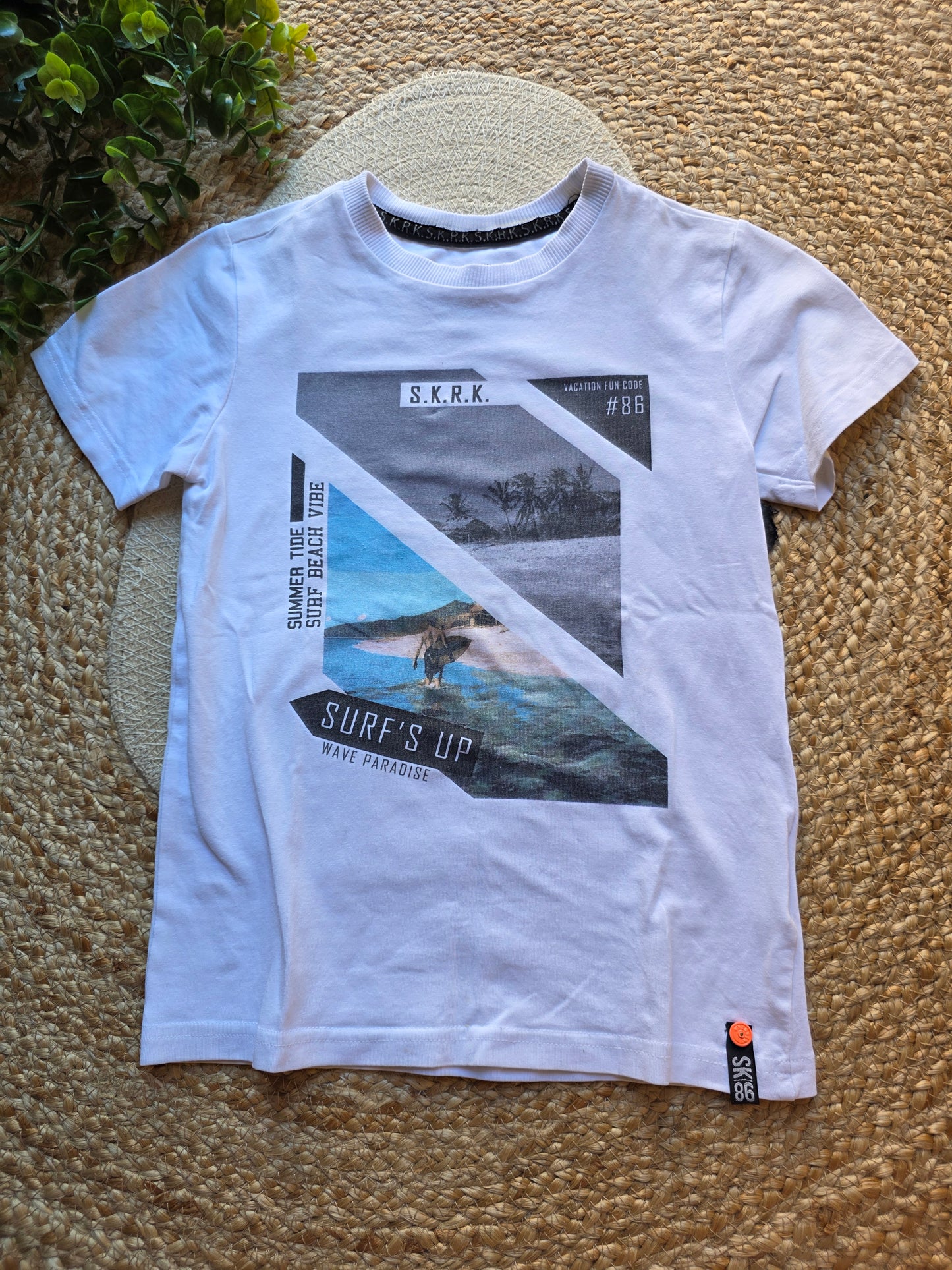 Skurk tshirt maat 110-116 -K221