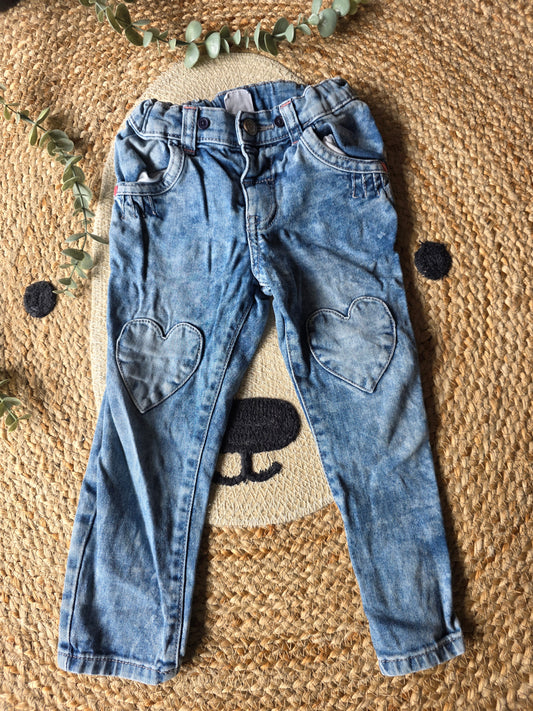 Hema jeans maat 92