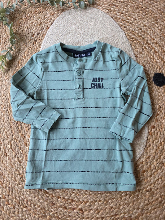 Baby blue shirtje maat 86