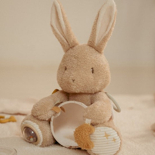 Little Dutch Newborn Naturals Activiteitenknuffel Baby Bunny