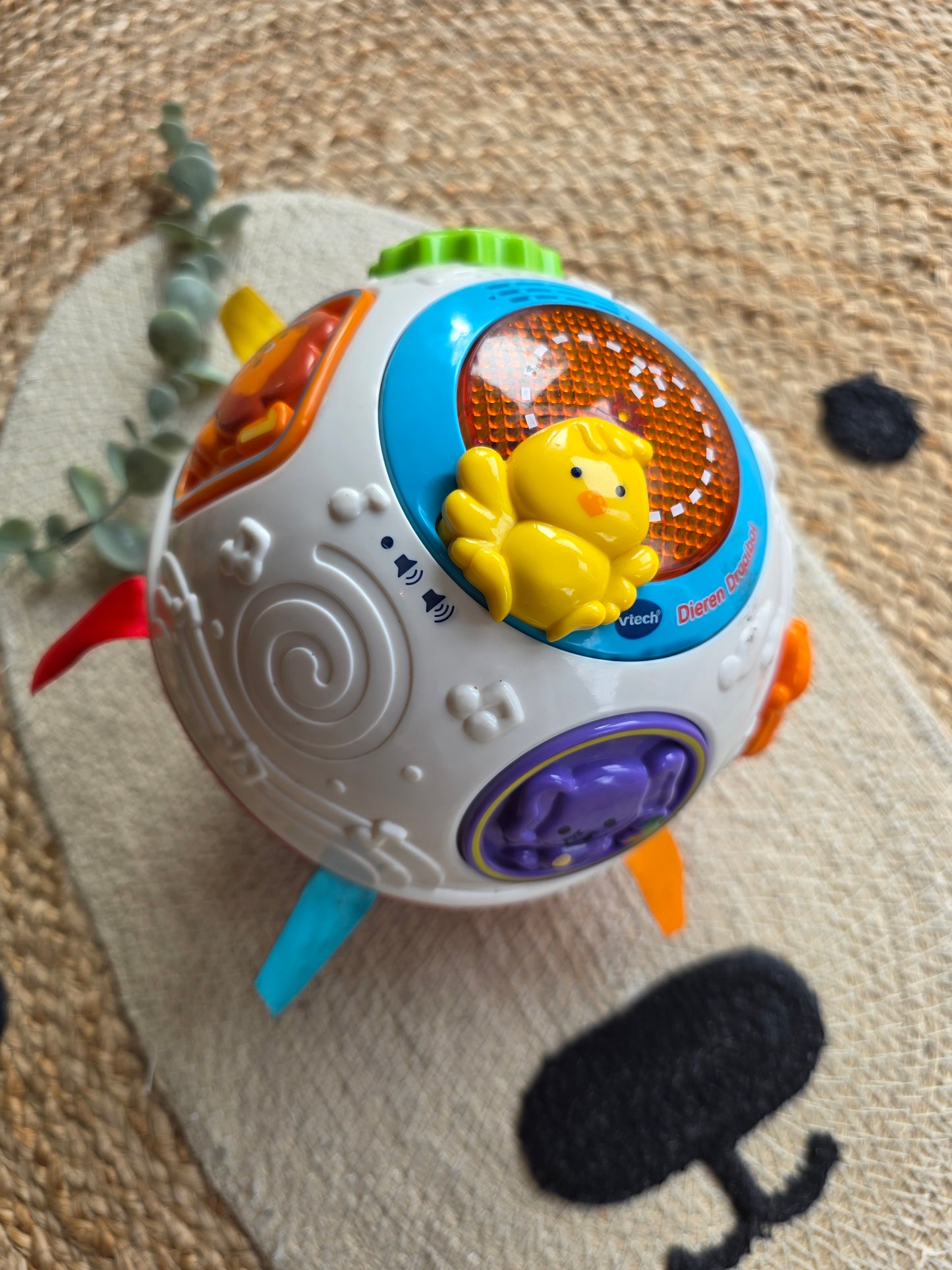 V tech draai en rol bal