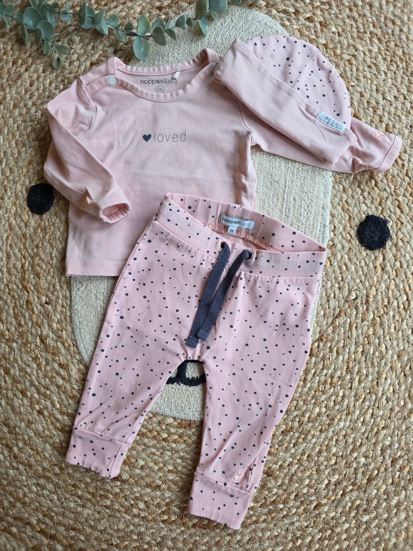 Noppies setje maat 56