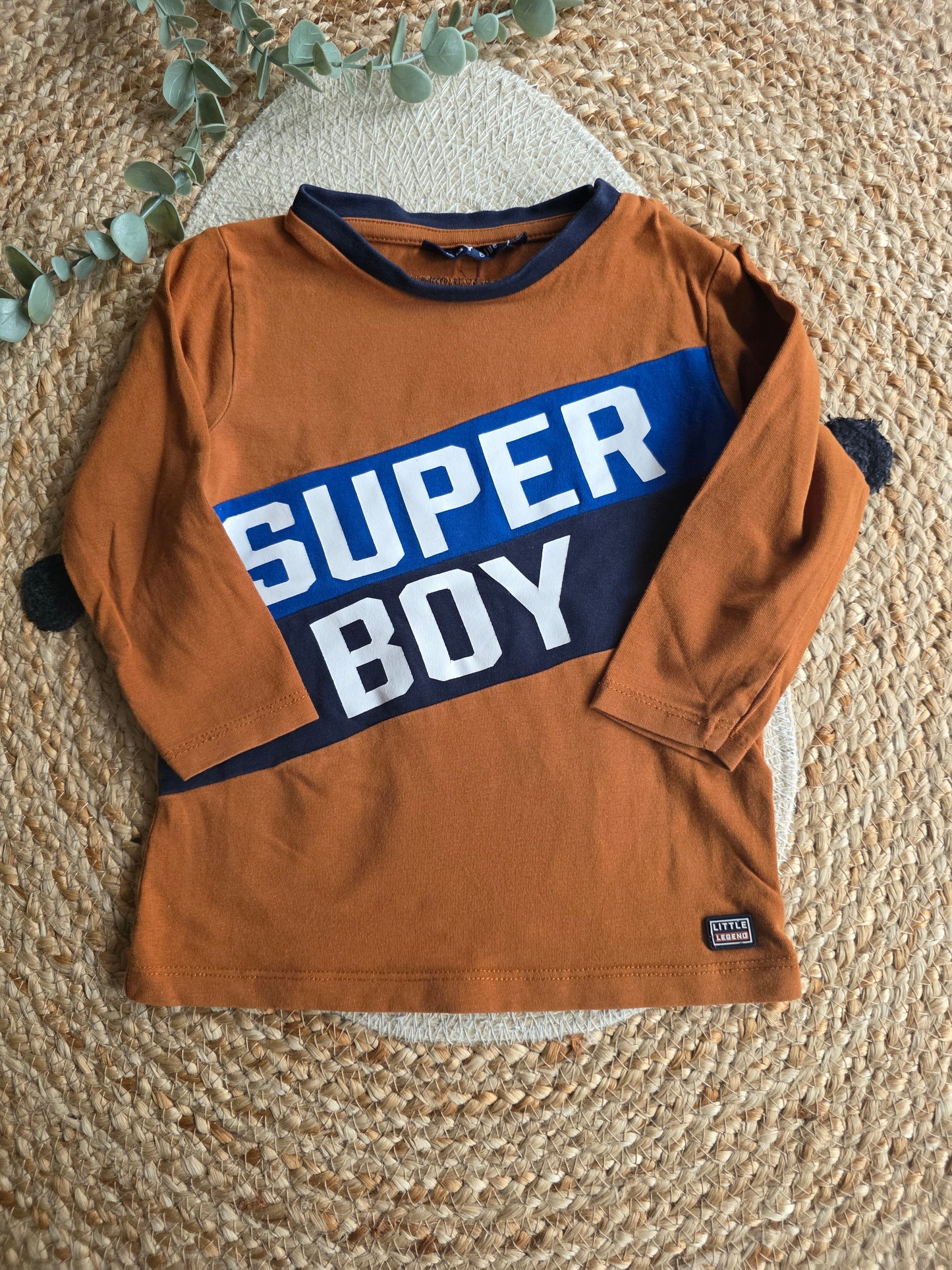 Baby blue shirtje maat 80