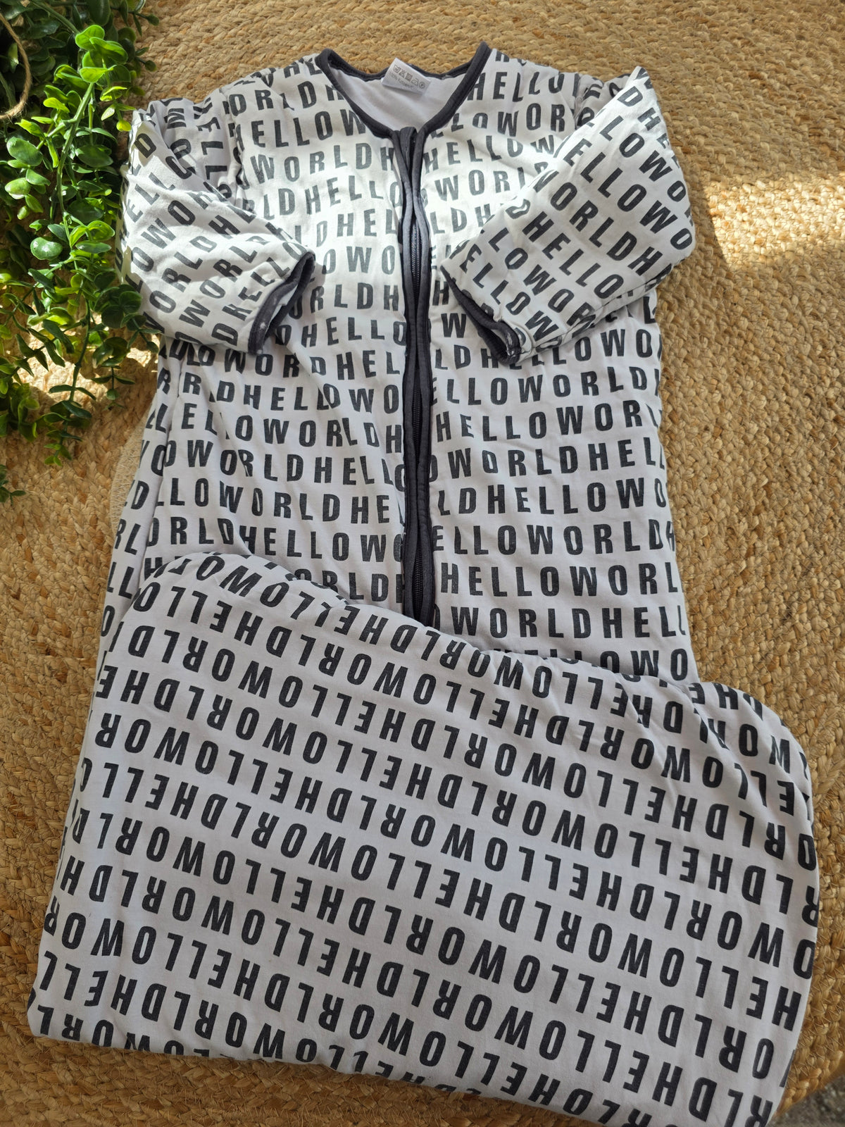 Baby blue slaapzak 110 cm