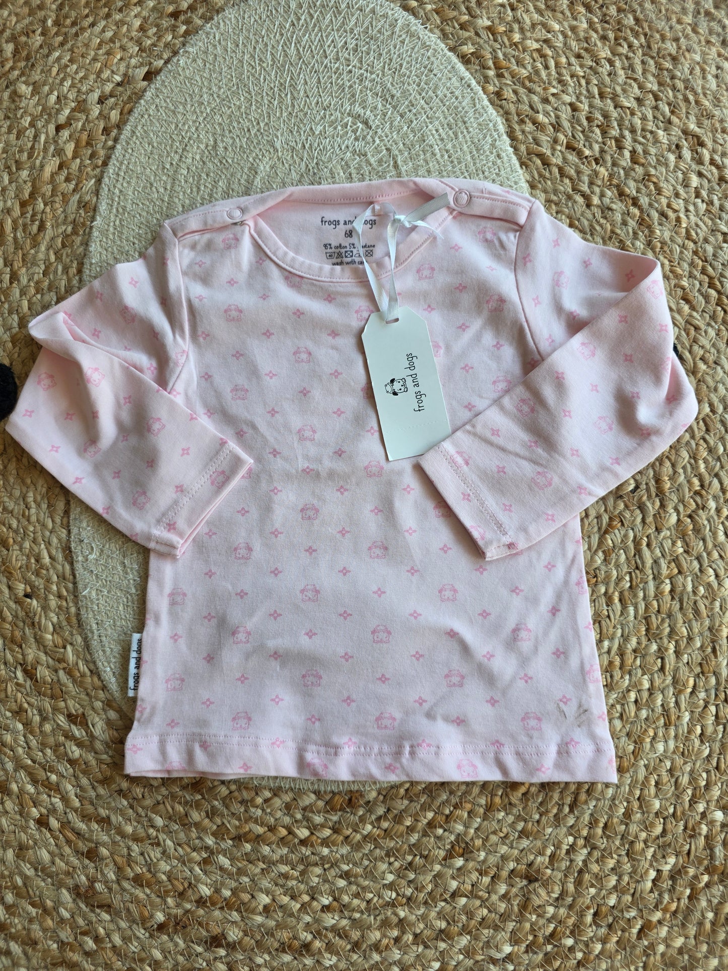 Frogs and dogs shirtje maat 68
