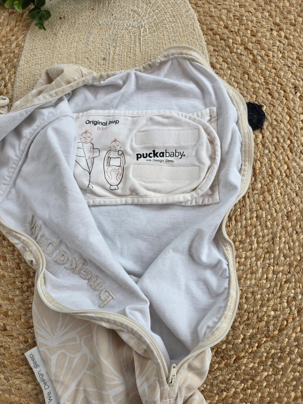 Puckababy piep katoen inbakerslaapzak