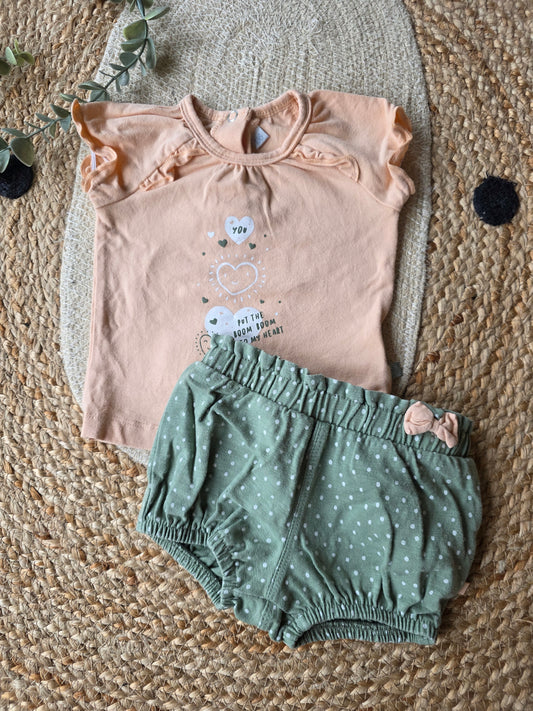 Feetje setje maat 56